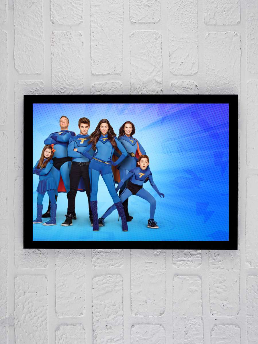 The Thundermans Dizi Tablo Siyah Çerçeveli Dizi Poster Duvar Tablo