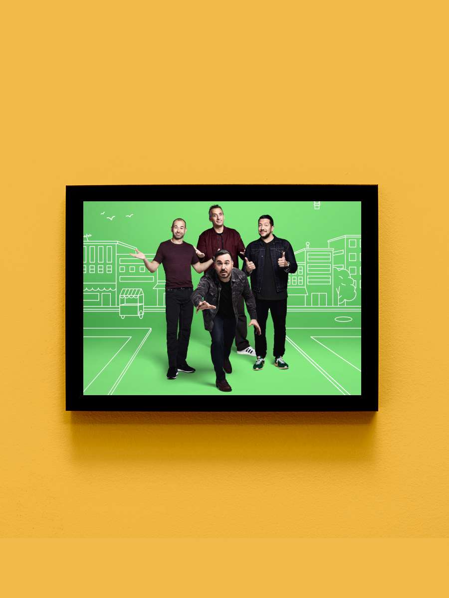 Impractical Jokers Dizi Tablo Siyah Çerçeveli Dizi Poster Duvar Tablo