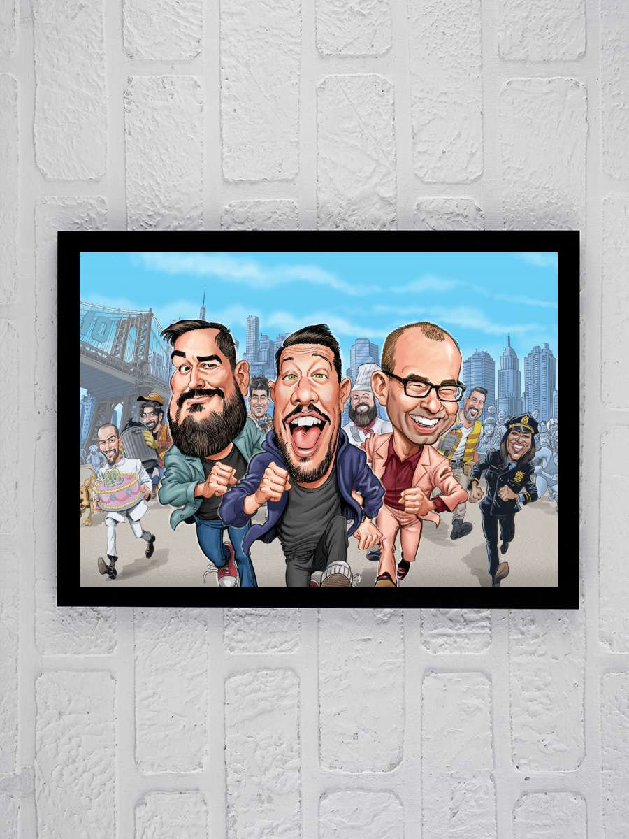 Impractical Jokers Dizi Tablo Siyah Çerçeveli Dizi Poster Duvar Tablo