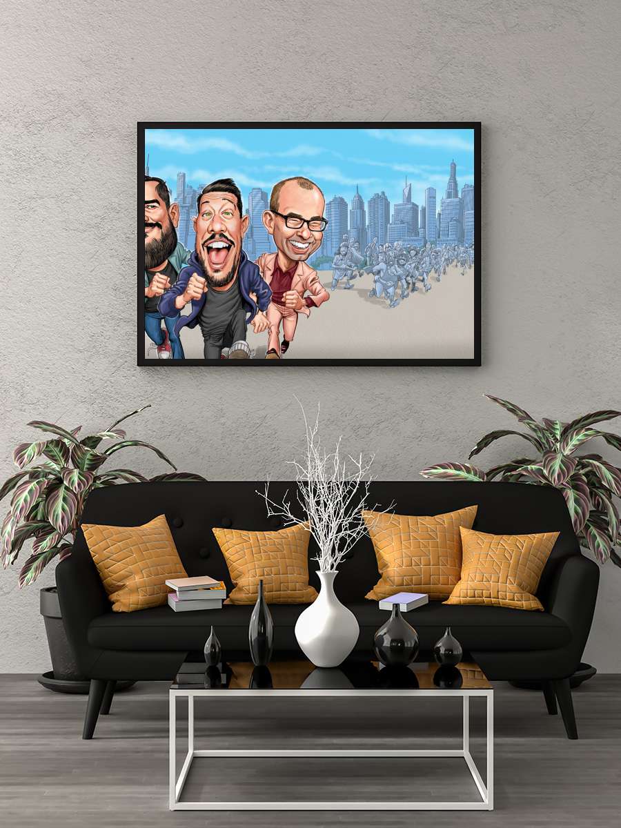 Impractical Jokers Dizi Tablo Siyah Çerçeveli Dizi Poster Duvar Tablo