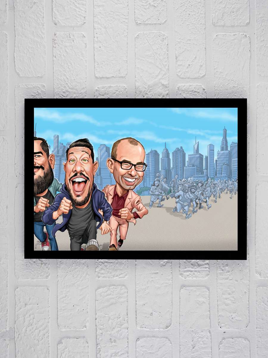 Impractical Jokers Dizi Tablo Siyah Çerçeveli Dizi Poster Duvar Tablo