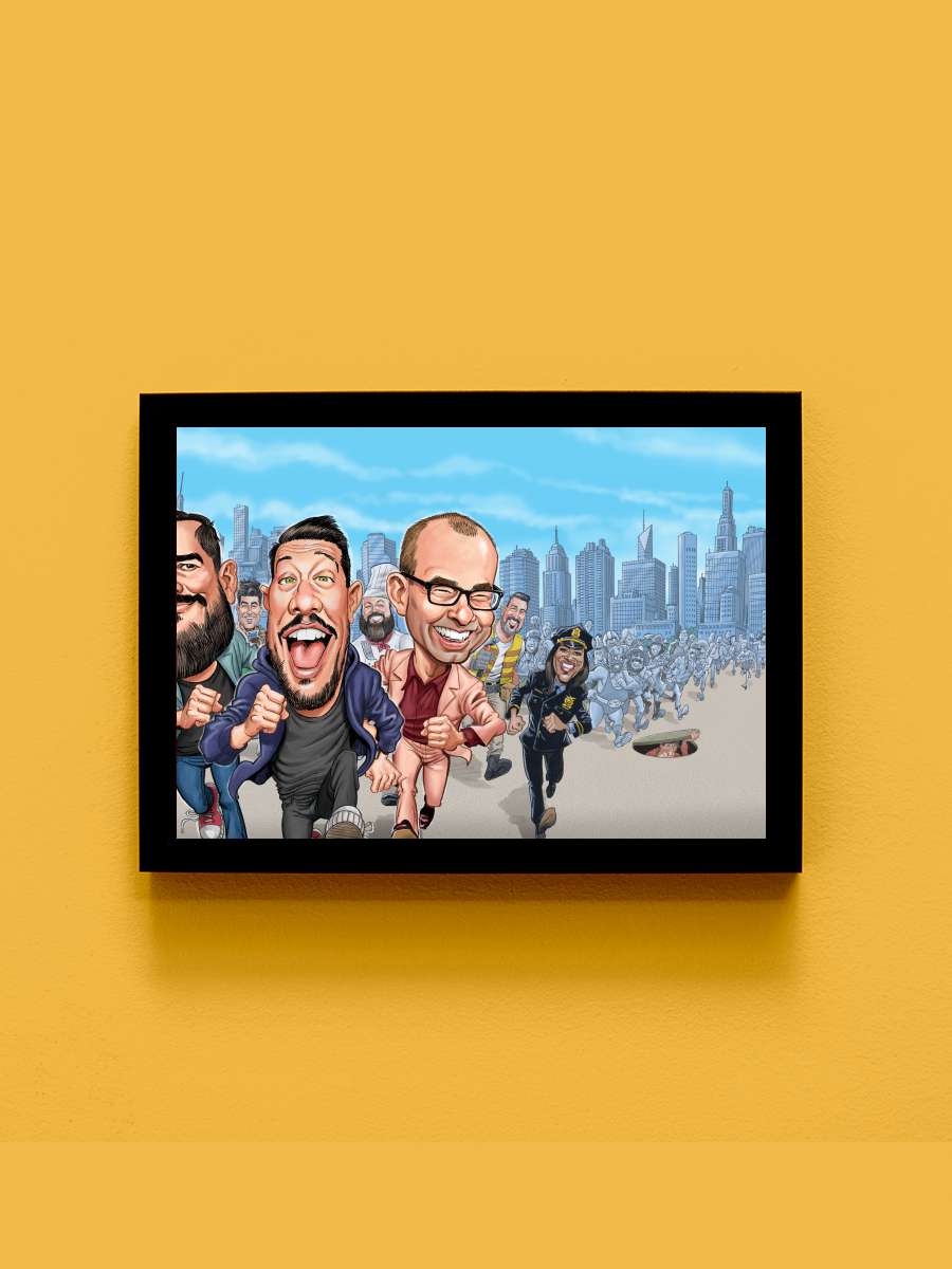 Impractical Jokers Dizi Tablo Siyah Çerçeveli Dizi Poster Duvar Tablo