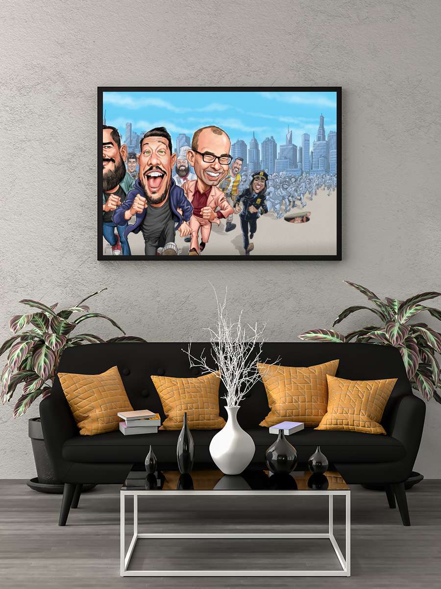 Impractical Jokers Dizi Tablo Siyah Çerçeveli Dizi Poster Duvar Tablo