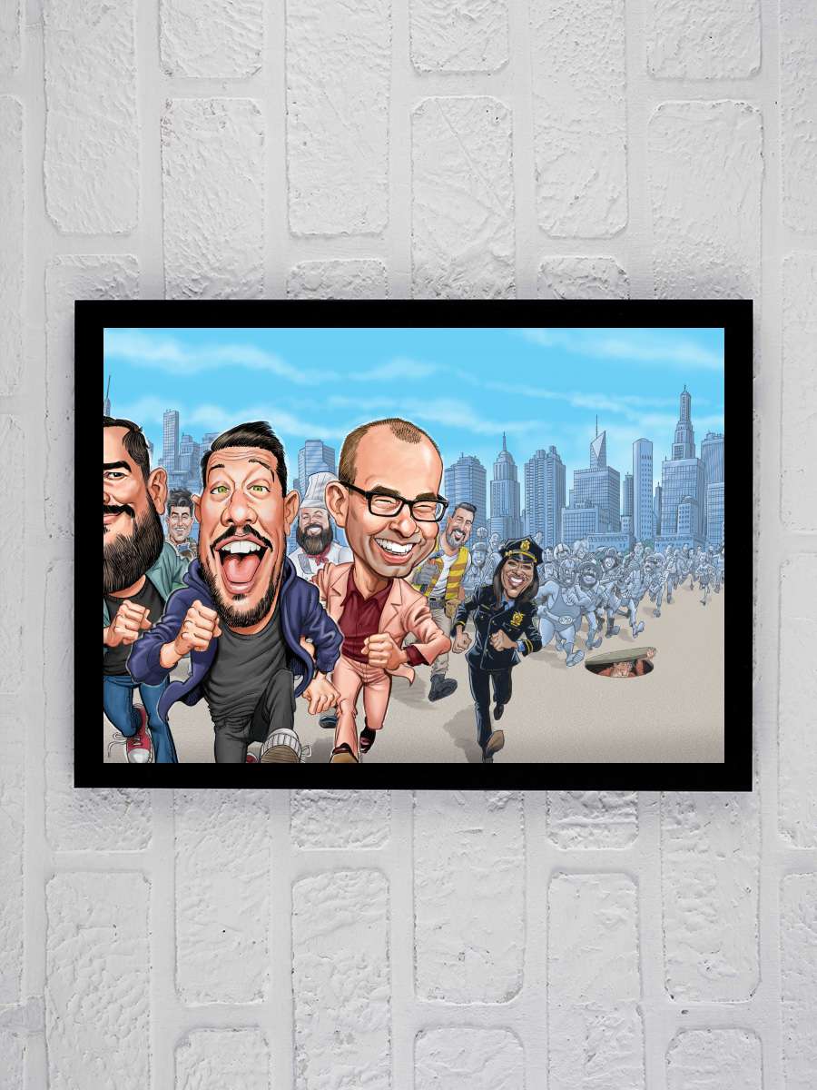 Impractical Jokers Dizi Tablo Siyah Çerçeveli Dizi Poster Duvar Tablo