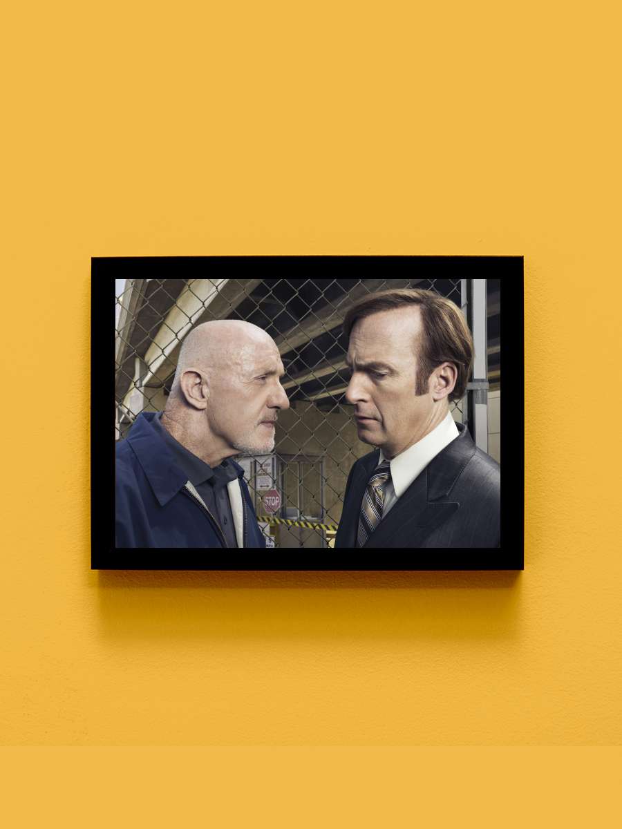 Better Call Saul Dizi Tablo Siyah Çerçeveli Dizi Poster Duvar Tablo