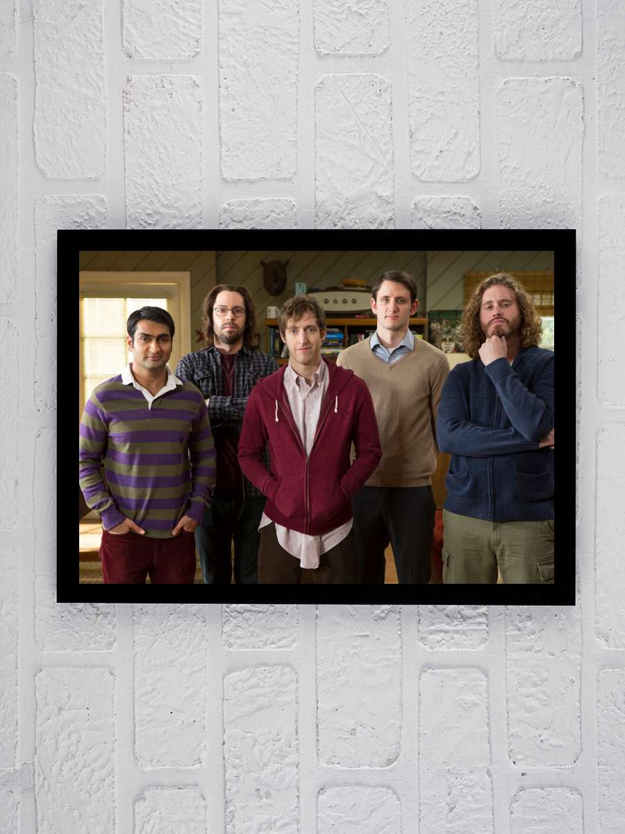 Silicon Valley Dizi Tablo Siyah Çerçeveli Dizi Poster Duvar Tablo