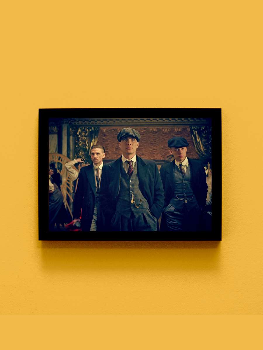 Peaky Blinders Dizi Tablo Siyah Çerçeveli Dizi Poster Duvar Tablo