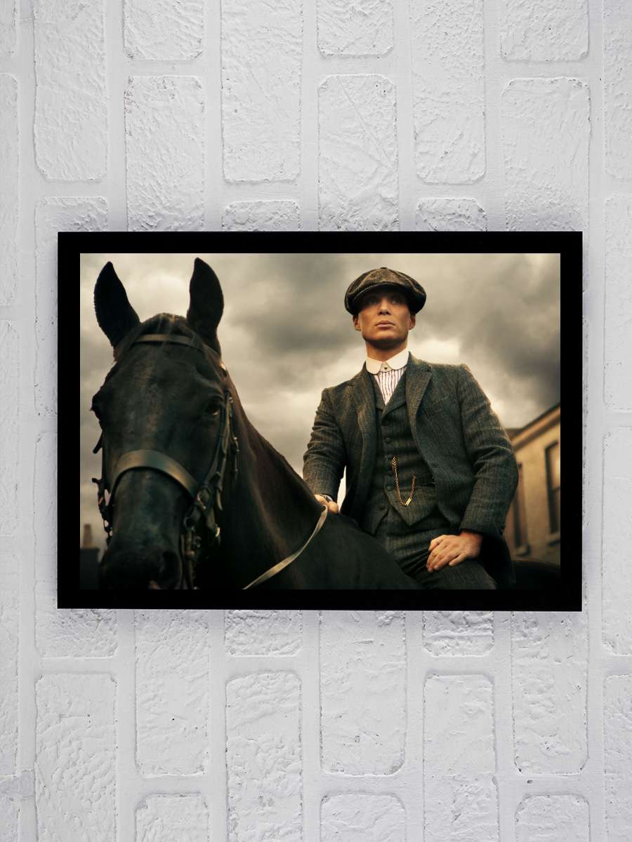 Peaky Blinders Dizi Tablo Siyah Çerçeveli Dizi Poster Duvar Tablo