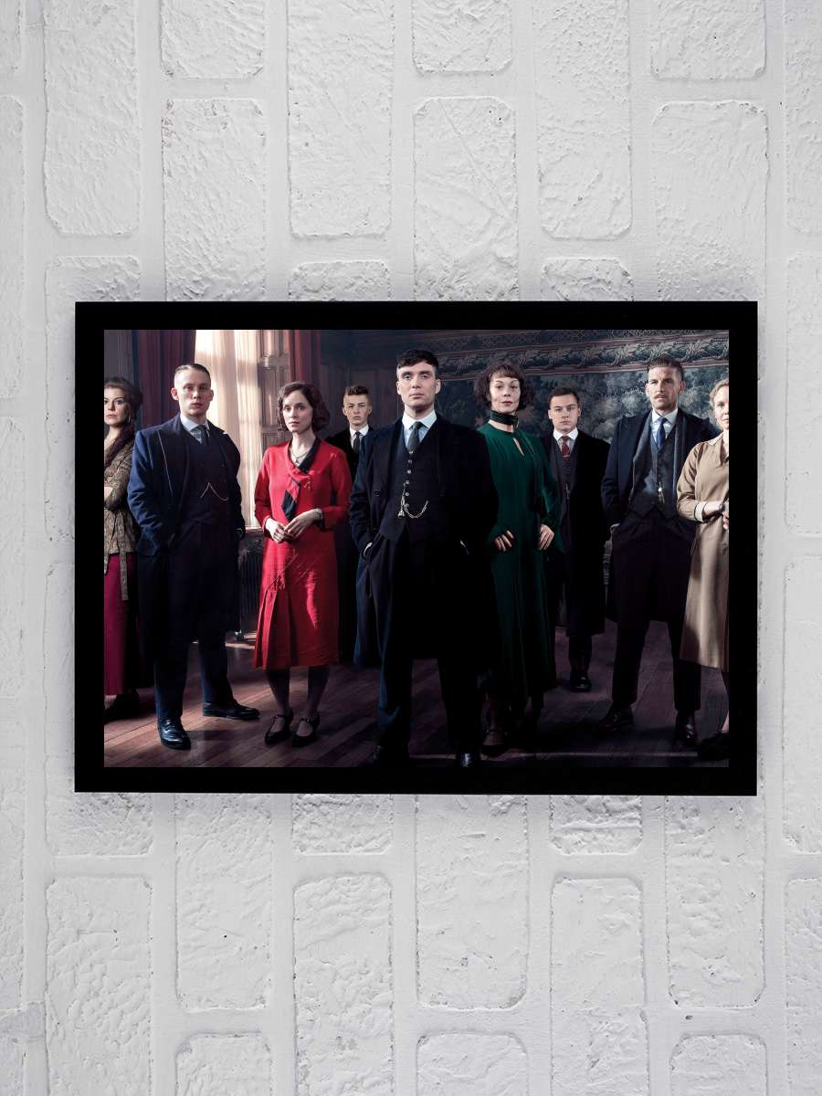 Peaky Blinders Dizi Tablo Siyah Çerçeveli Dizi Poster Duvar Tablo