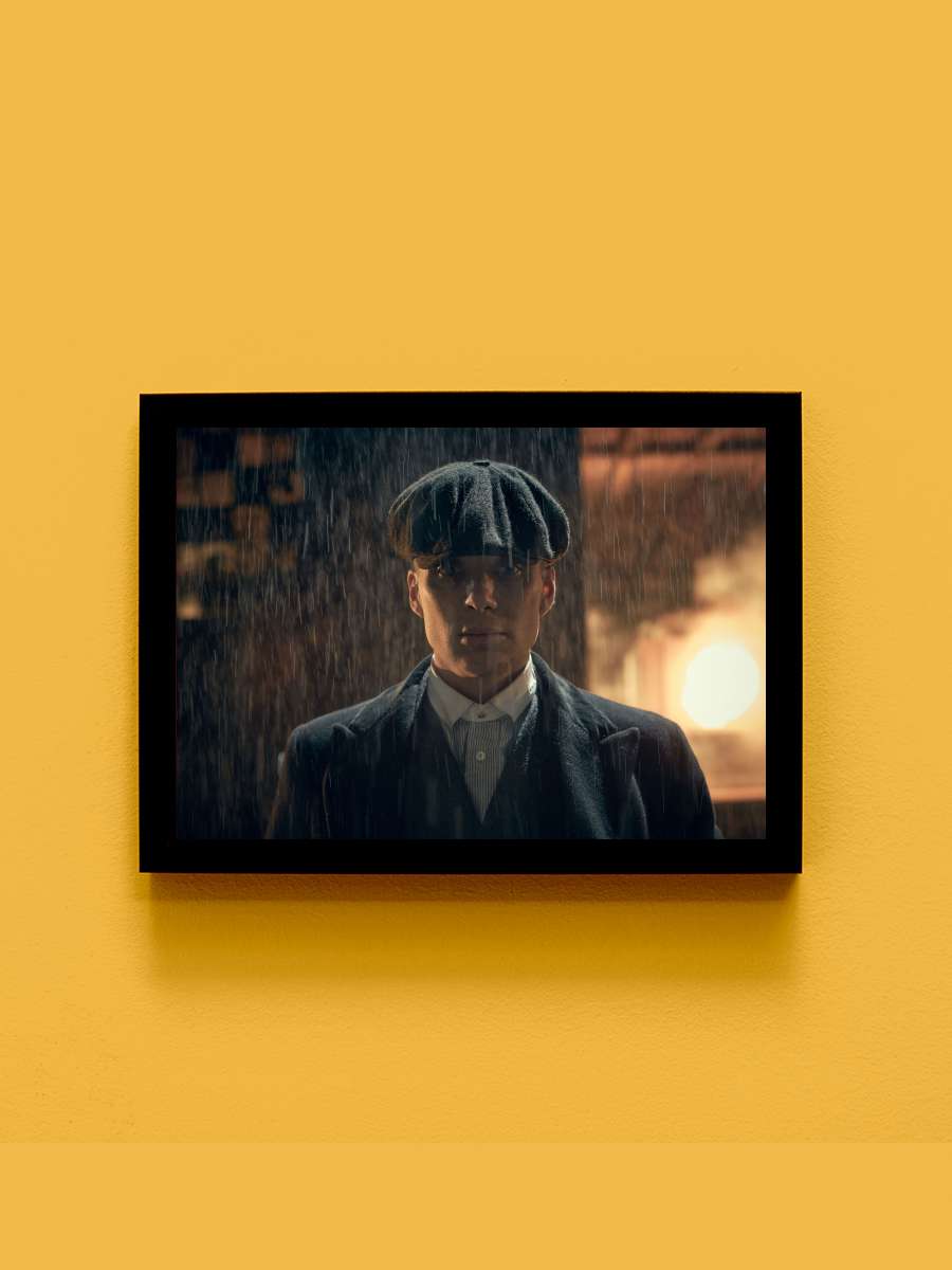 Peaky Blinders Dizi Tablo Siyah Çerçeveli Dizi Poster Duvar Tablo