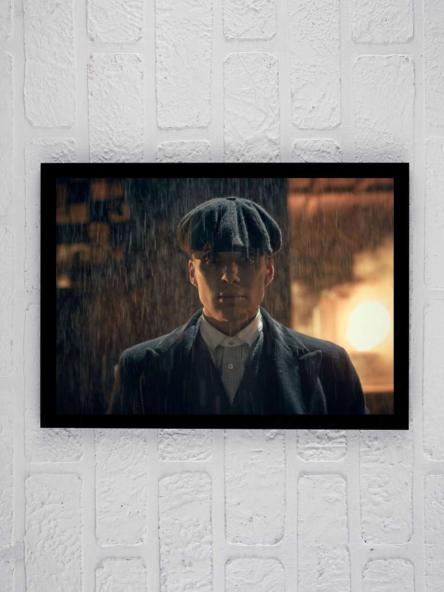 Peaky Blinders Dizi Tablo Siyah Çerçeveli Dizi Poster Duvar Tablo