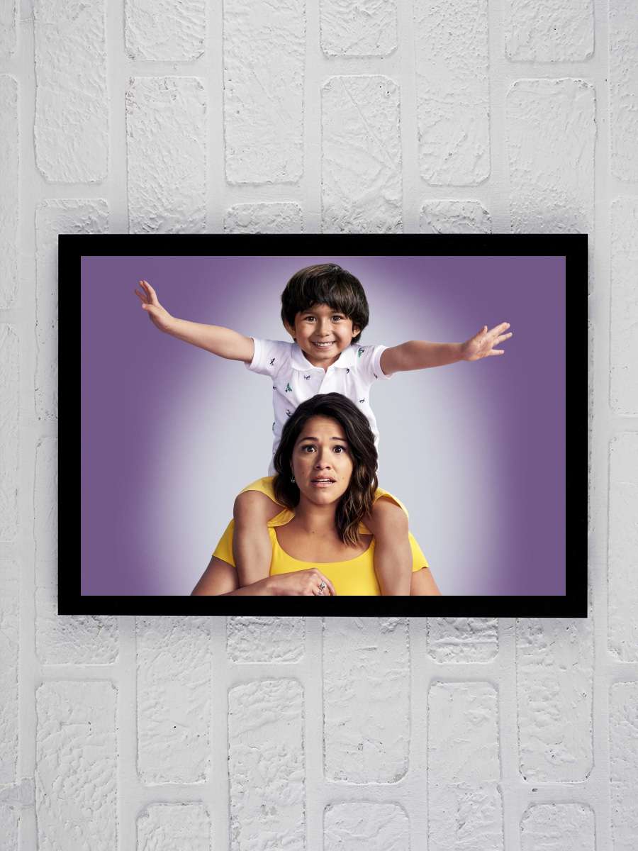 Jane the Virgin Dizi Tablo Siyah Çerçeveli Dizi Poster Duvar Tablo