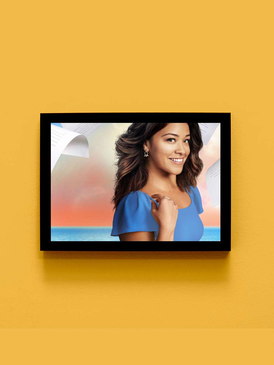 Jane the Virgin Dizi Tablo Siyah Çerçeveli Dizi Poster Duvar Tablo