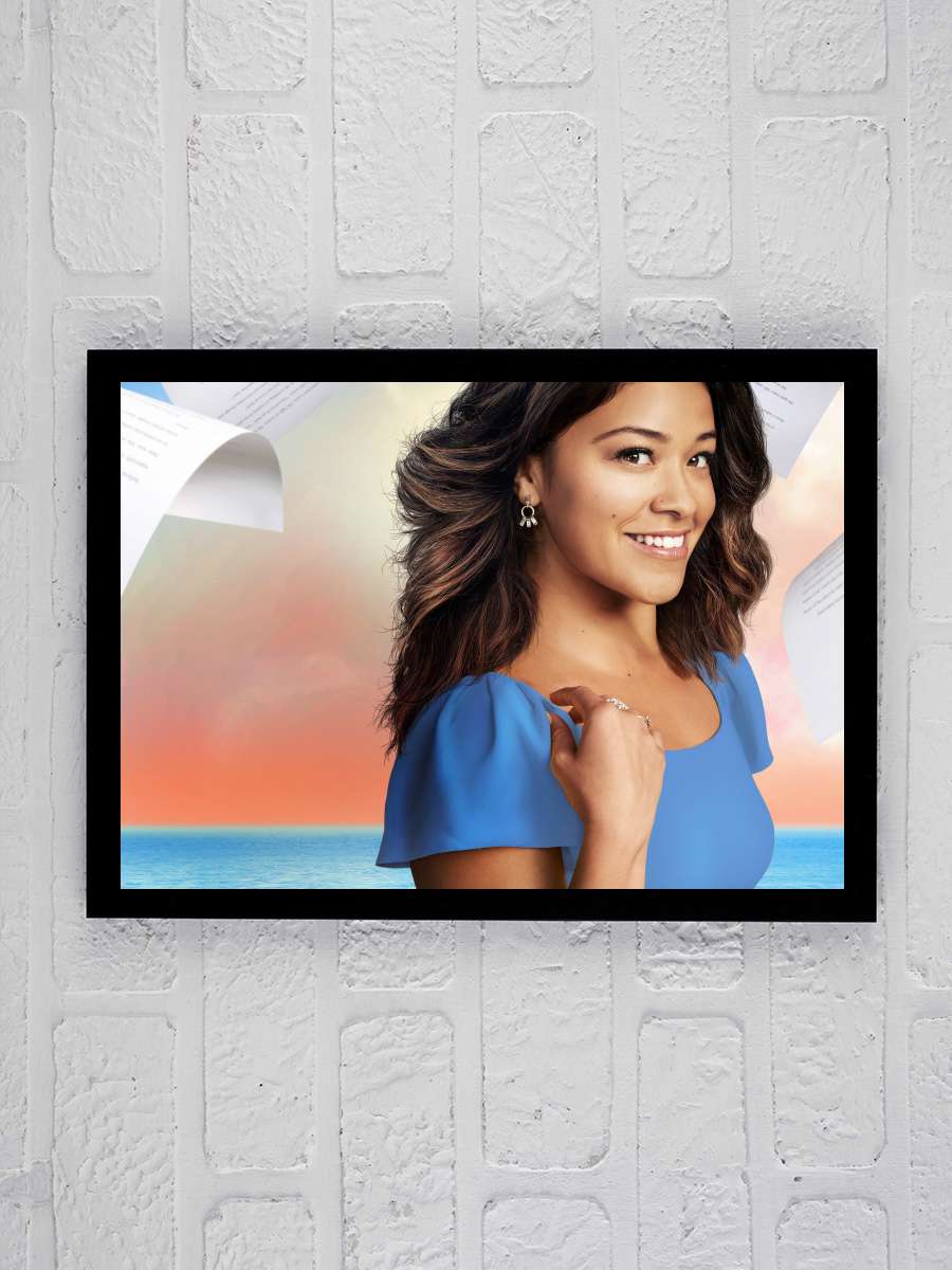 Jane the Virgin Dizi Tablo Siyah Çerçeveli Dizi Poster Duvar Tablo