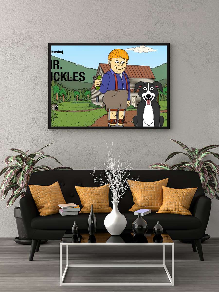 Mr. Pickles Dizi Tablo Siyah Çerçeveli Dizi Poster Duvar Tablo