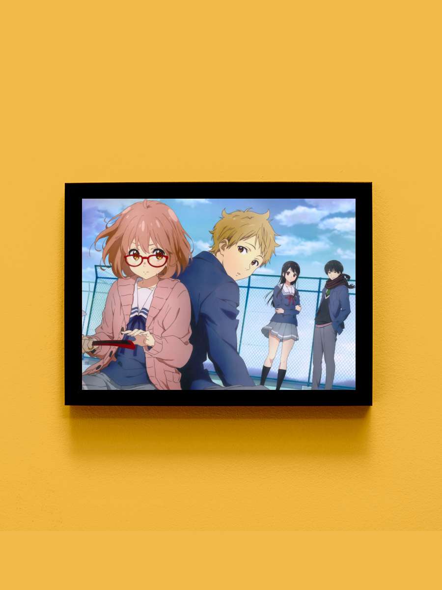 Kyokai no Kanata - 境界の彼方 Dizi Tablo Siyah Çerçeveli Dizi Poster Duvar Tablo