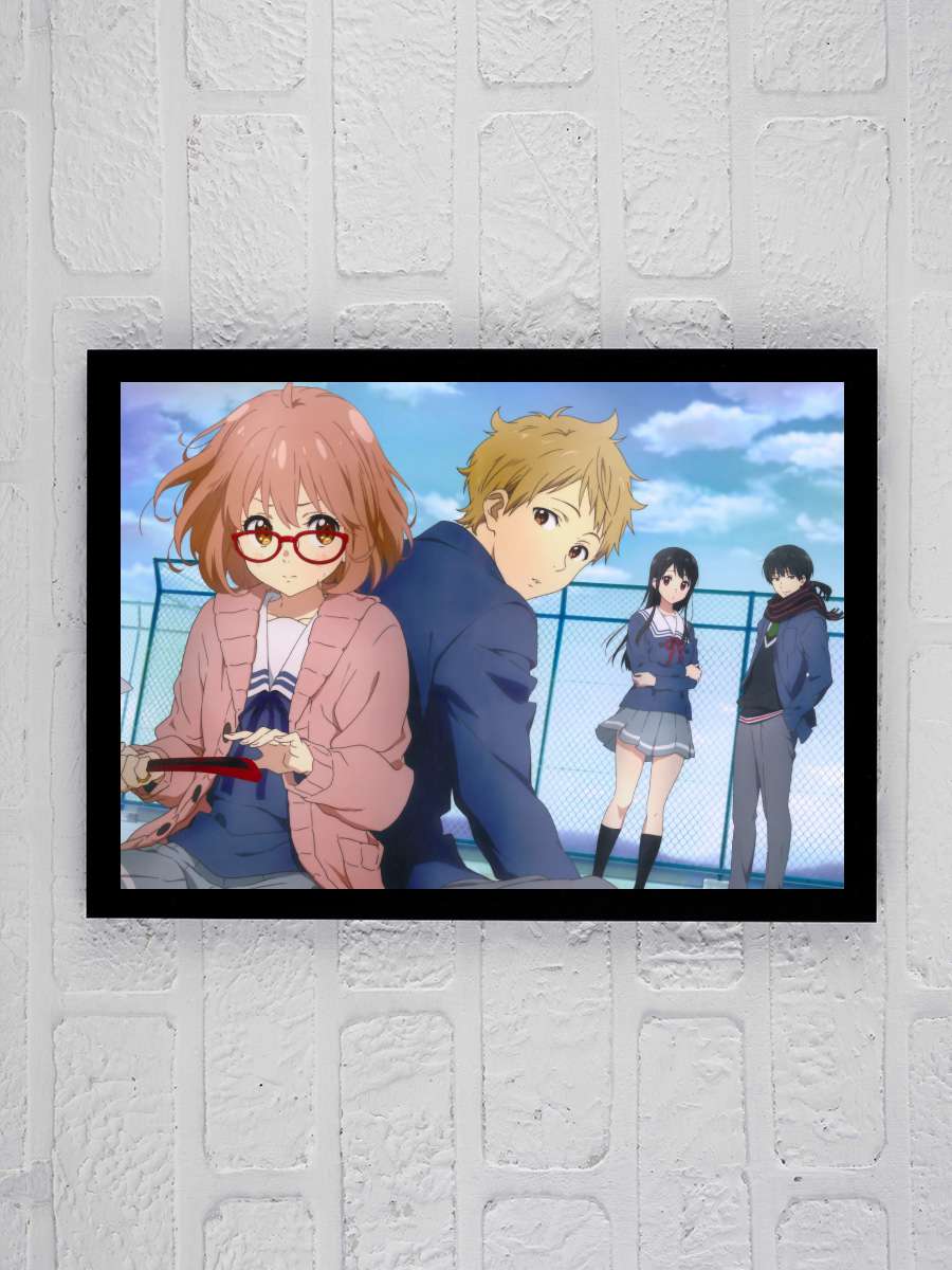 Kyokai no Kanata - 境界の彼方 Dizi Tablo Siyah Çerçeveli Dizi Poster Duvar Tablo