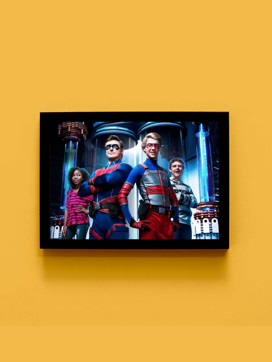 Henry Danger Dizi Tablo Siyah Çerçeveli Dizi Poster Duvar Tablo