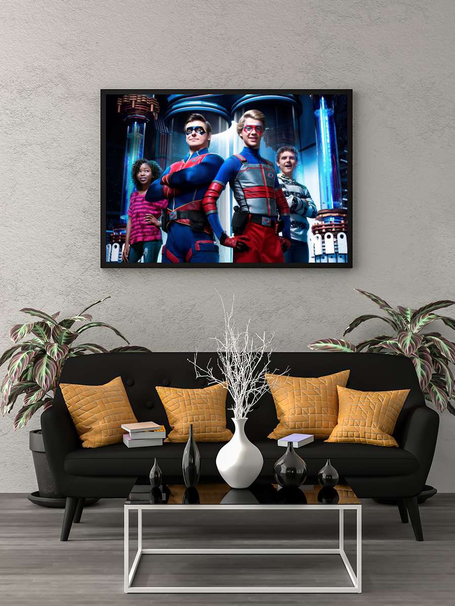 Henry Danger Dizi Tablo Siyah Çerçeveli Dizi Poster Duvar Tablo