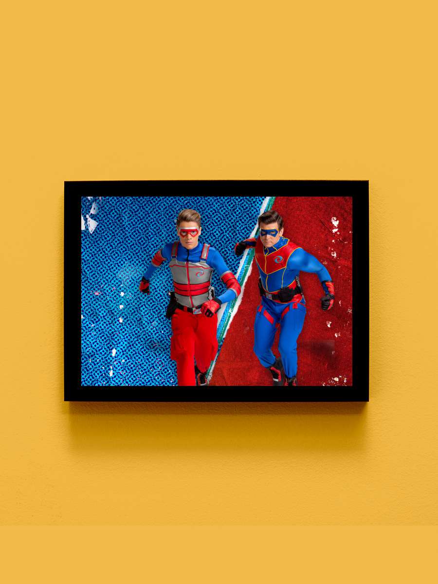 Henry Danger Dizi Tablo Siyah Çerçeveli Dizi Poster Duvar Tablo