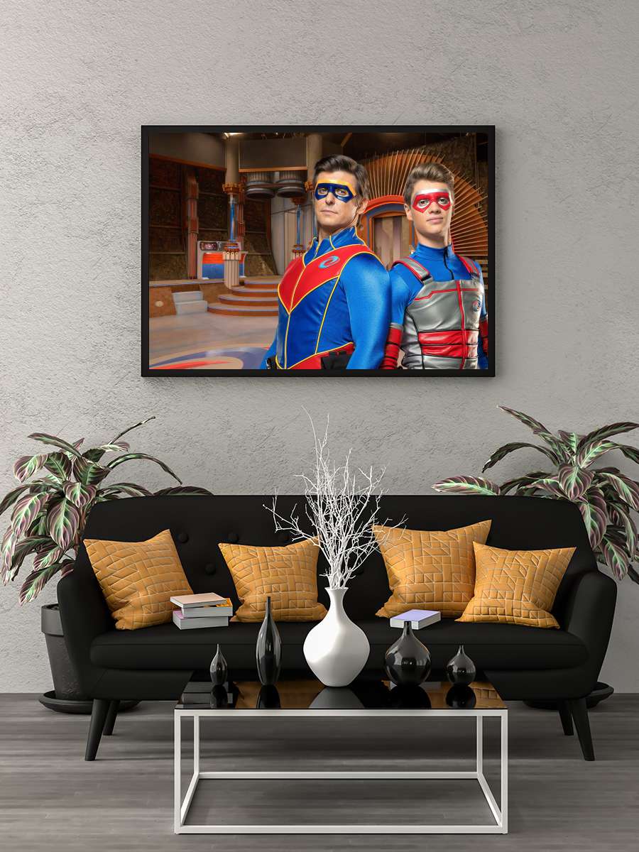 Henry Danger Dizi Tablo Siyah Çerçeveli Dizi Poster Duvar Tablo