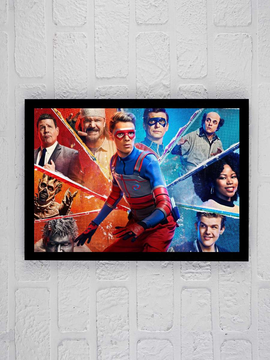 Henry Danger Dizi Tablo Siyah Çerçeveli Dizi Poster Duvar Tablo