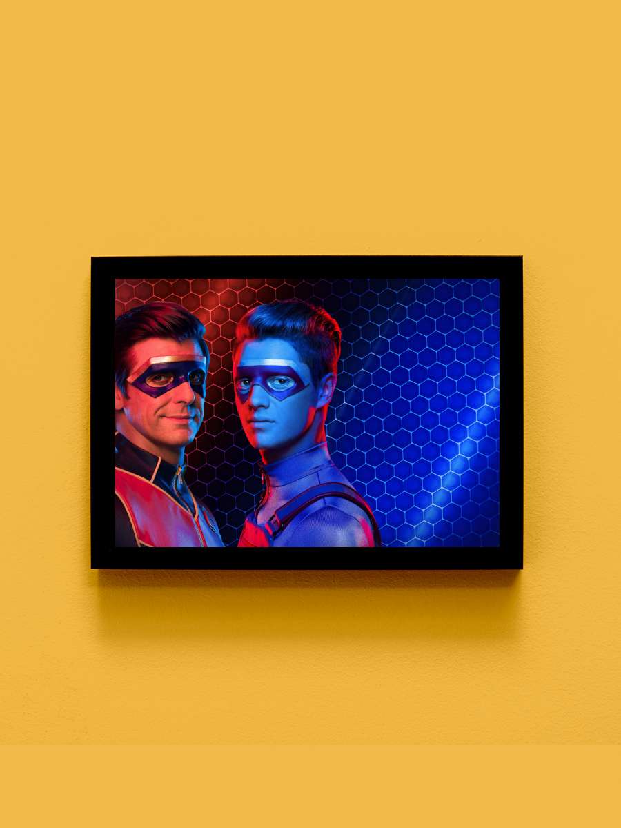 Henry Danger Dizi Tablo Siyah Çerçeveli Dizi Poster Duvar Tablo