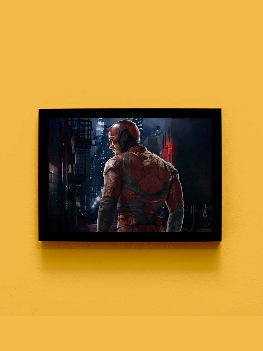 Marvel's Daredevil Dizi Tablo Siyah Çerçeveli Dizi Poster Duvar Tablo