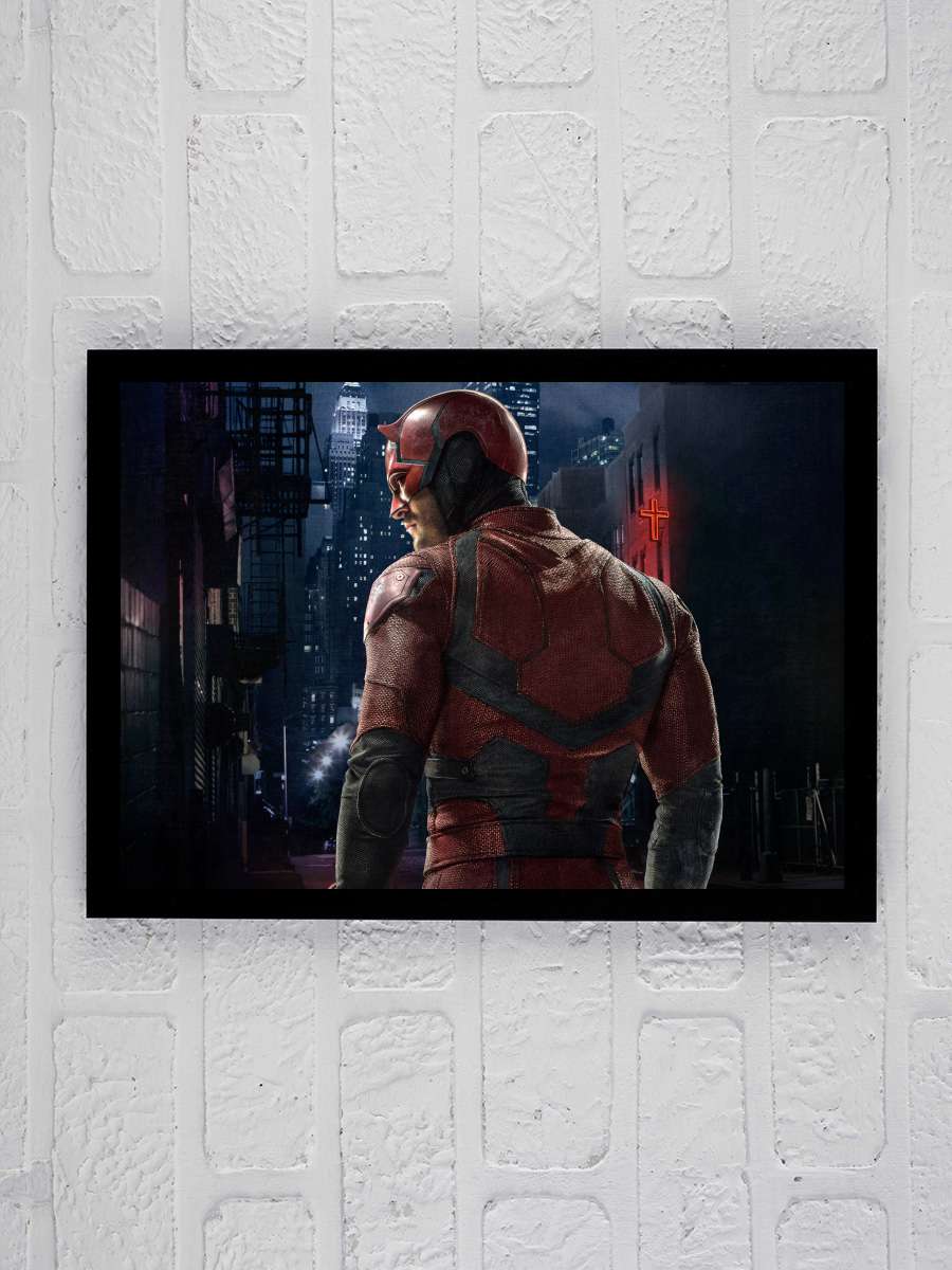 Marvel's Daredevil Dizi Tablo Siyah Çerçeveli Dizi Poster Duvar Tablo