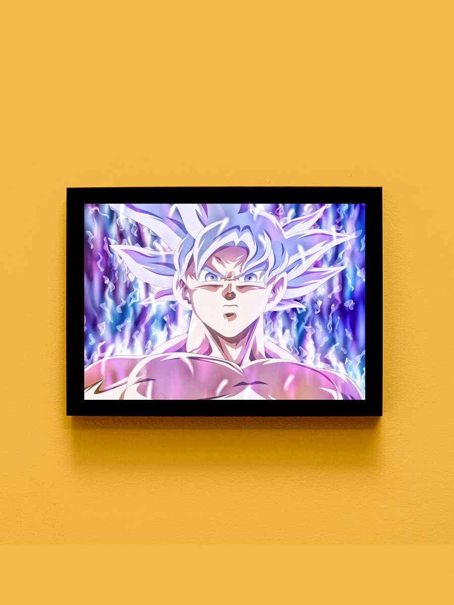 Dragon Ball Super - ドラゴンボール超（スーパー） Dizi Tablo Siyah Çerçeveli Dizi Poster Duvar Tablo