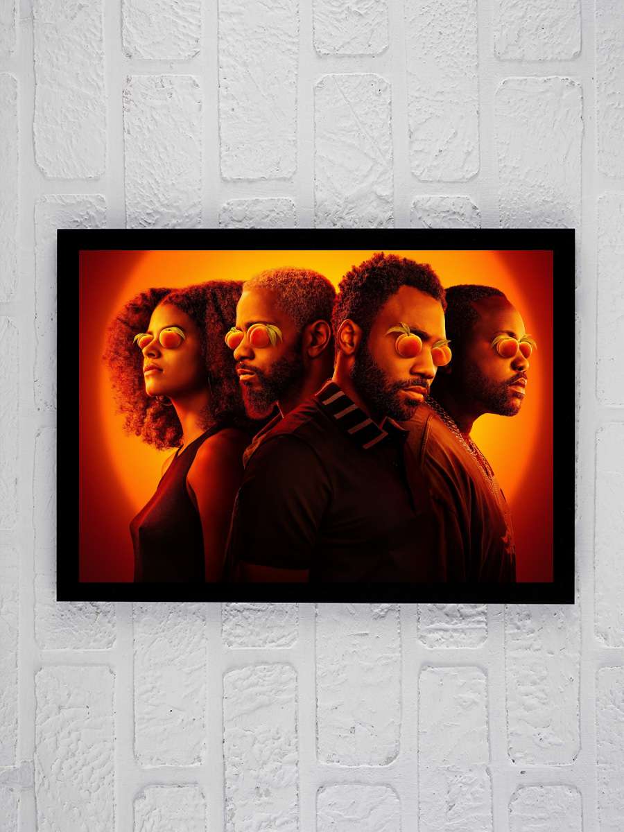 Atlanta Dizi Tablo Siyah Çerçeveli Dizi Poster Duvar Tablo