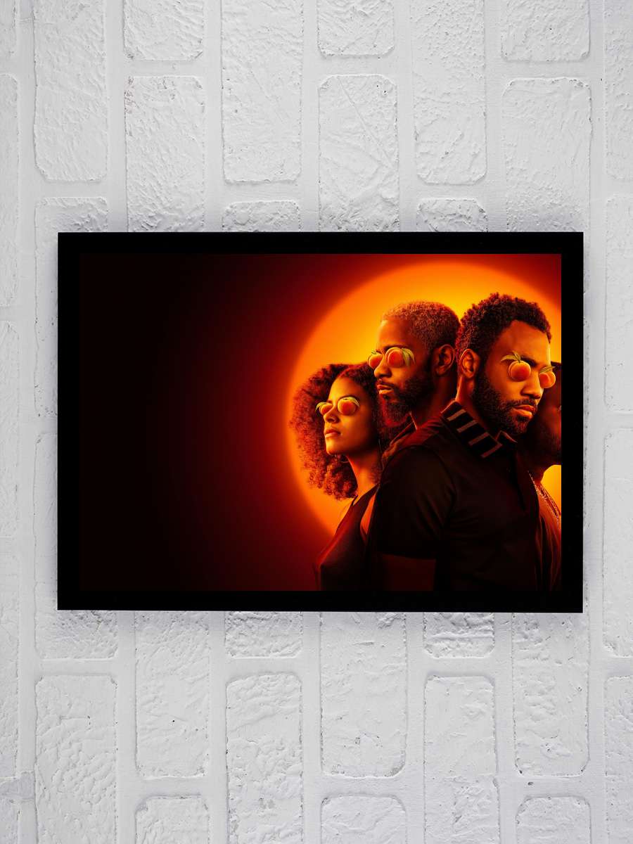 Atlanta Dizi Tablo Siyah Çerçeveli Dizi Poster Duvar Tablo