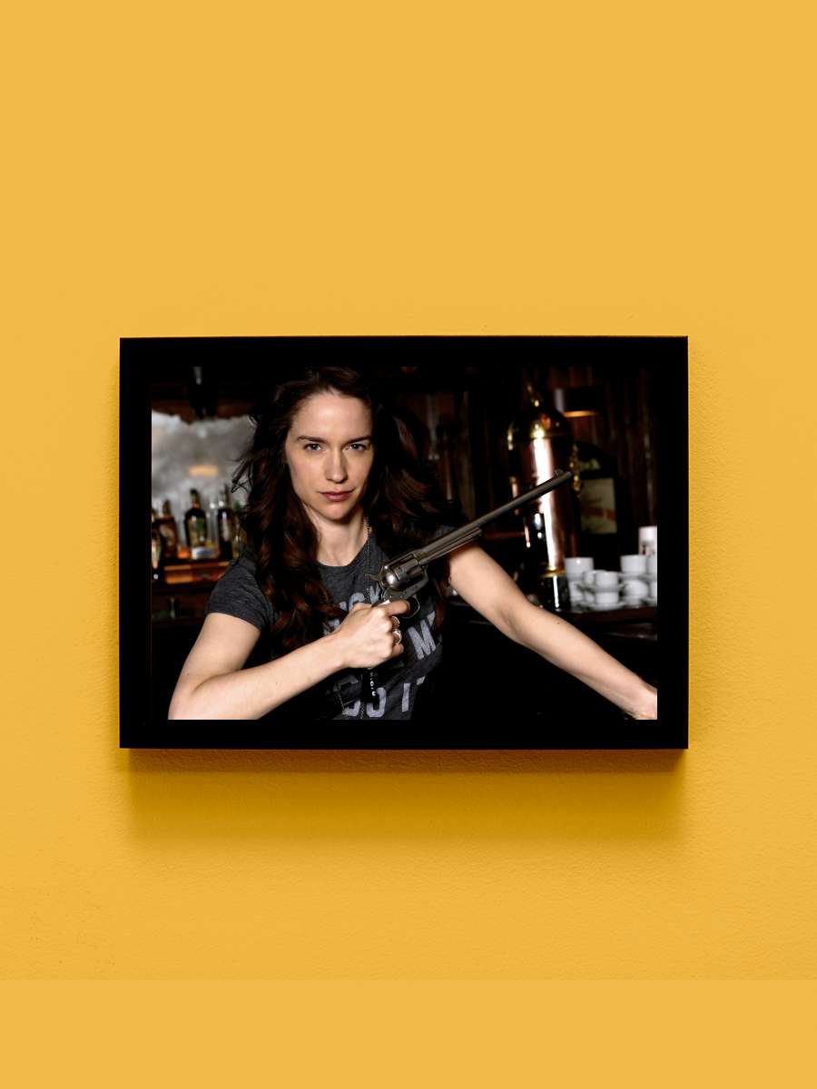 Wynonna Earp Dizi Tablo Siyah Çerçeveli Dizi Poster Duvar Tablo