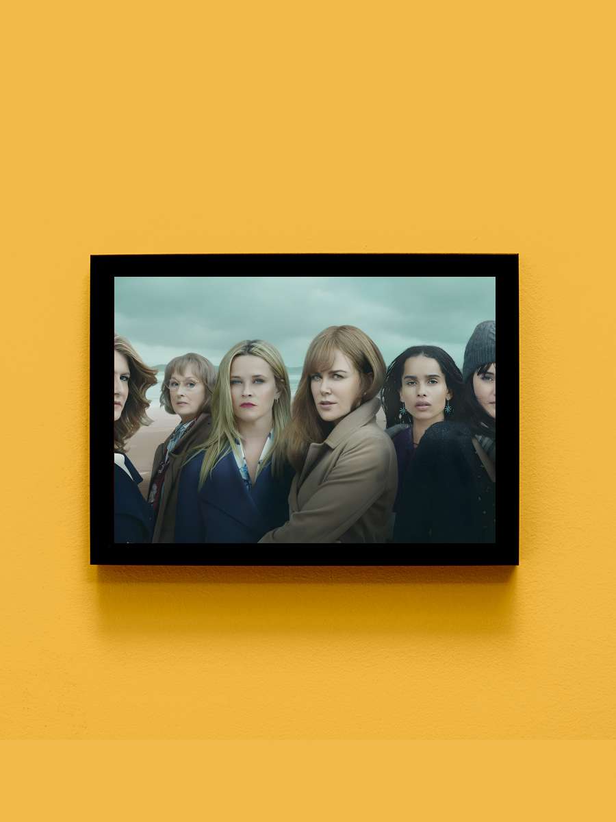 Big Little Lies Dizi Tablo Siyah Çerçeveli Dizi Poster Duvar Tablo