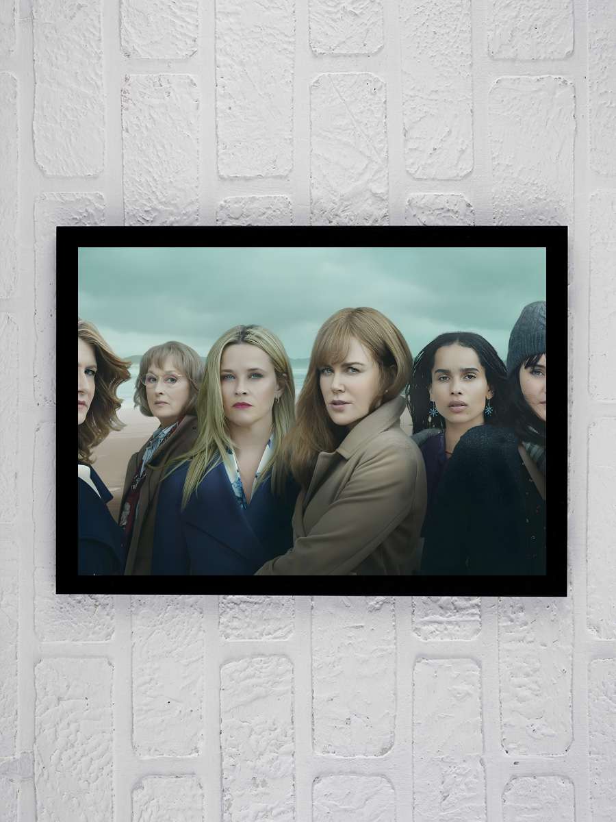 Big Little Lies Dizi Tablo Siyah Çerçeveli Dizi Poster Duvar Tablo