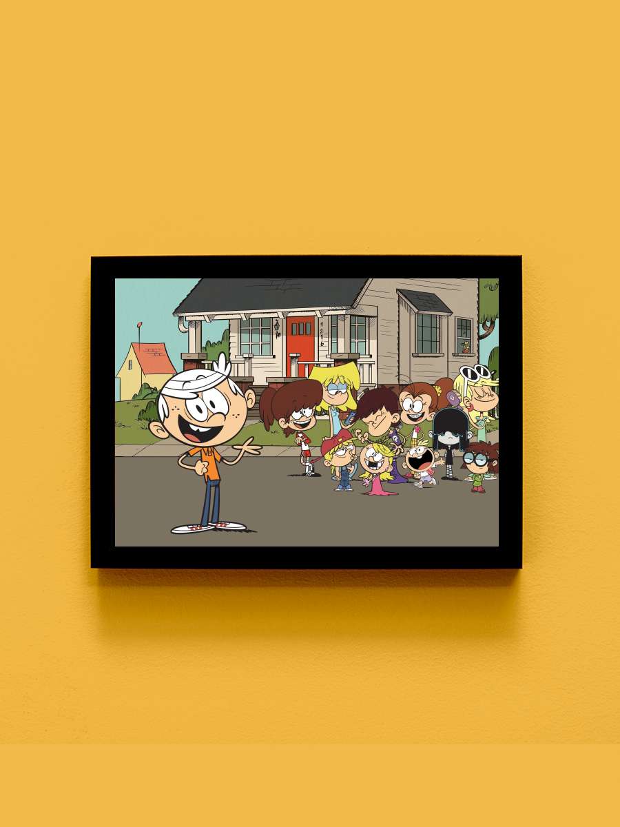 Gürültü Ailesi - The Loud House Dizi Tablo Siyah Çerçeveli Dizi Poster Duvar Tablo