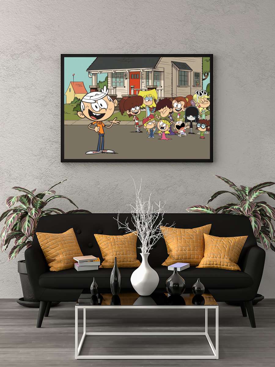 Gürültü Ailesi - The Loud House Dizi Tablo Siyah Çerçeveli Dizi Poster Duvar Tablo