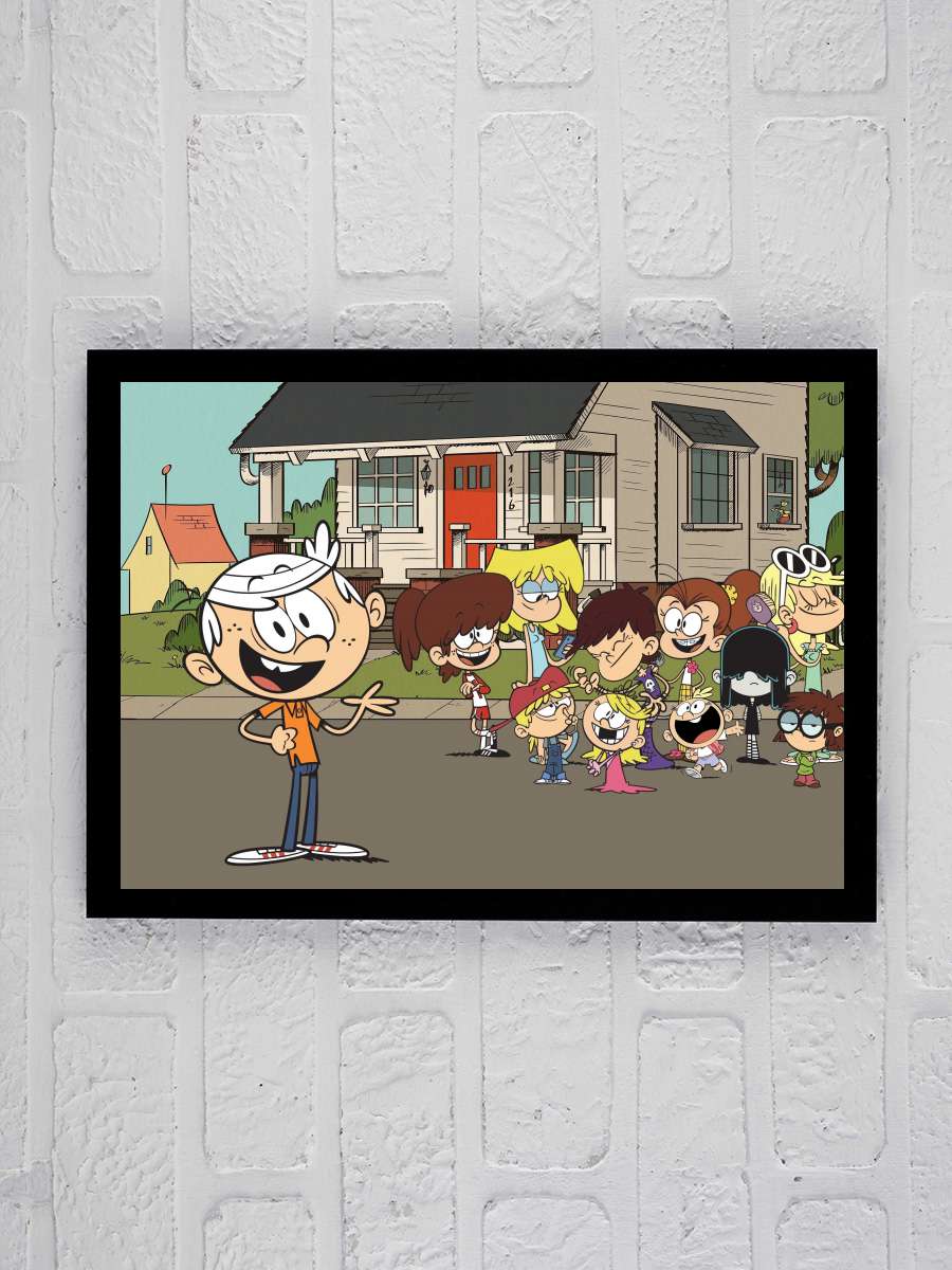 Gürültü Ailesi - The Loud House Dizi Tablo Siyah Çerçeveli Dizi Poster Duvar Tablo