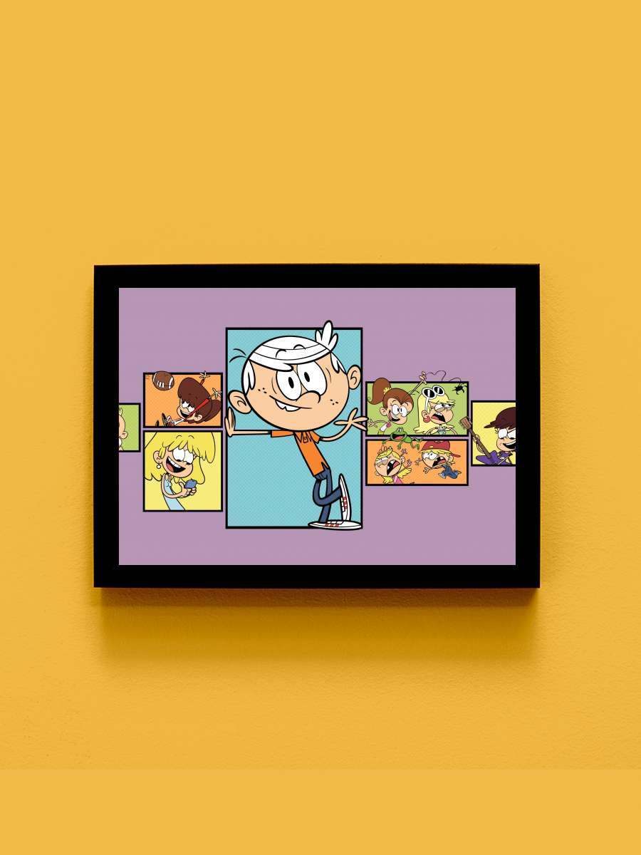 Gürültü Ailesi - The Loud House Dizi Tablo Siyah Çerçeveli Dizi Poster Duvar Tablo