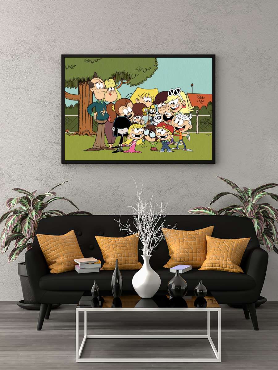 Gürültü Ailesi - The Loud House Dizi Tablo Siyah Çerçeveli Dizi Poster Duvar Tablo