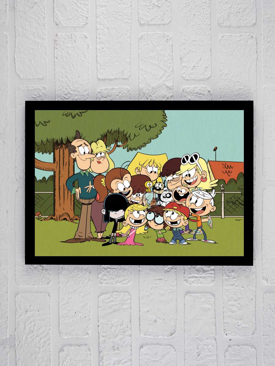 Gürültü Ailesi - The Loud House Dizi Tablo Siyah Çerçeveli Dizi Poster Duvar Tablo