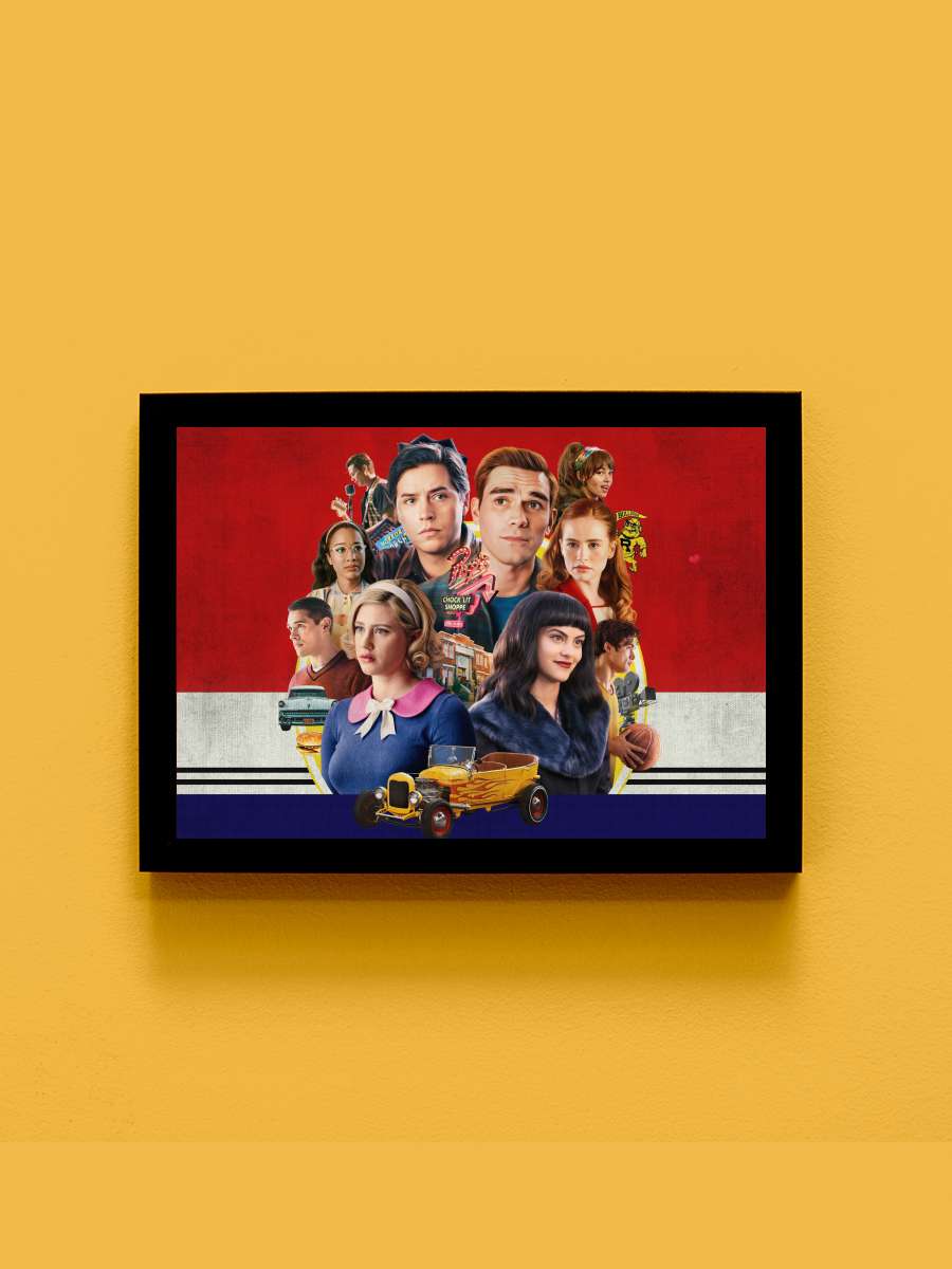 Riverdale Dizi Tablo Siyah Çerçeveli Dizi Poster Duvar Tablo