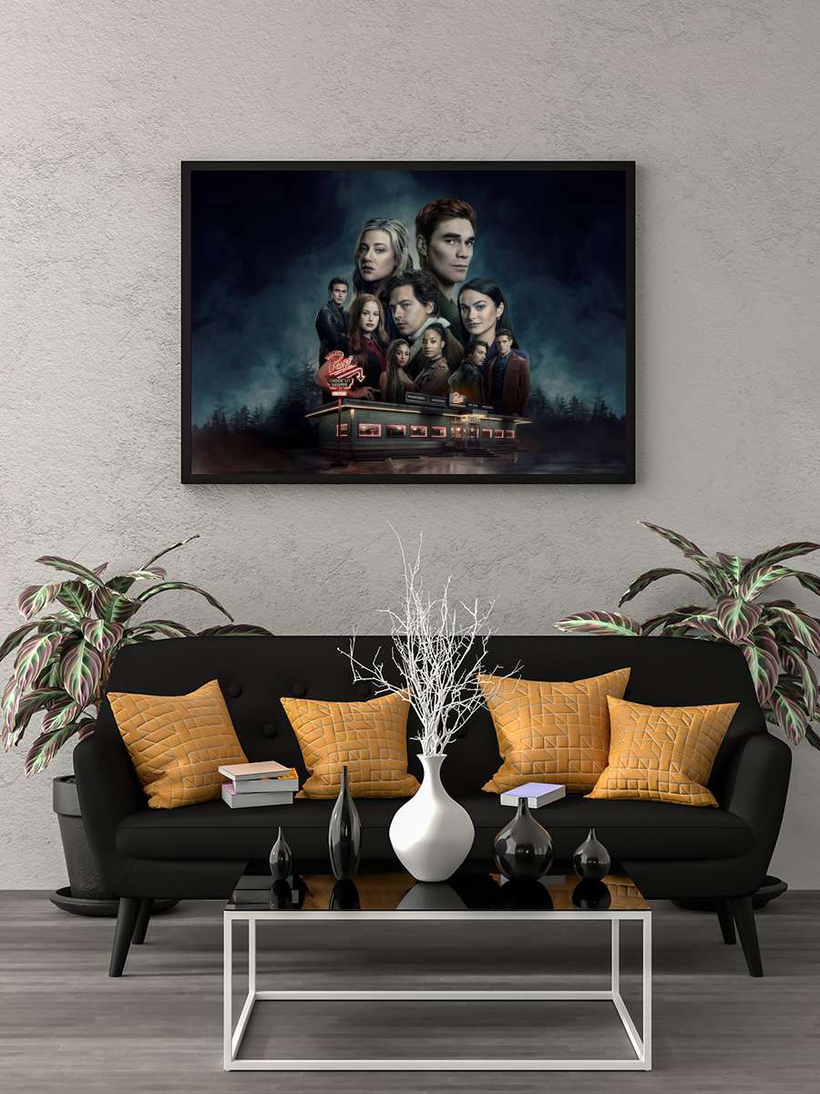 Riverdale Dizi Tablo Siyah Çerçeveli Dizi Poster Duvar Tablo