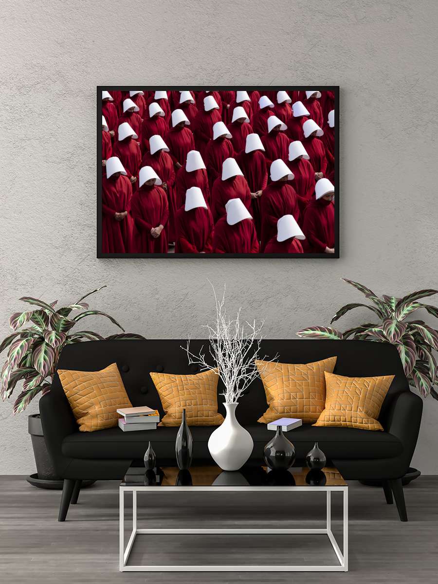 The Handmaid's Tale Dizi Tablo Siyah Çerçeveli Dizi Poster Duvar Tablo