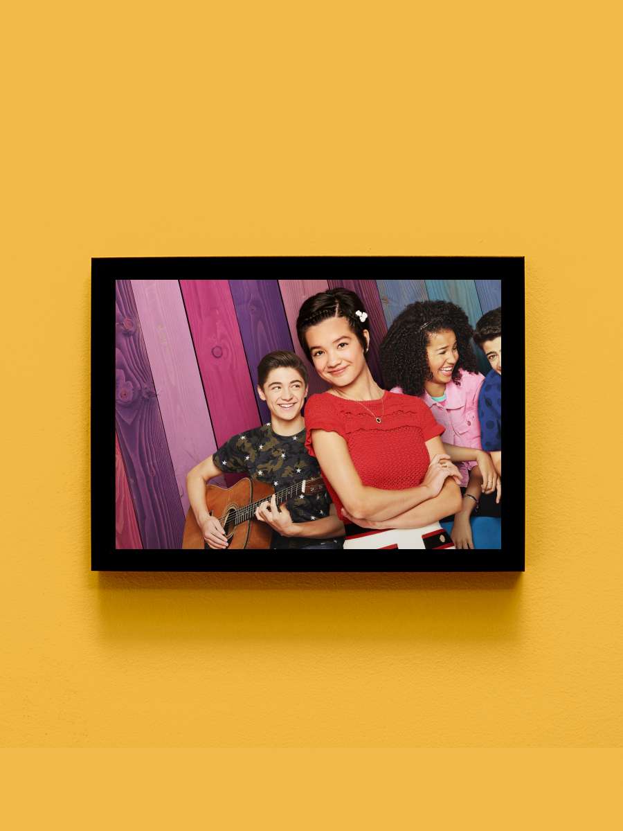 Andi Mack Dizi Tablo Siyah Çerçeveli Dizi Poster Duvar Tablo