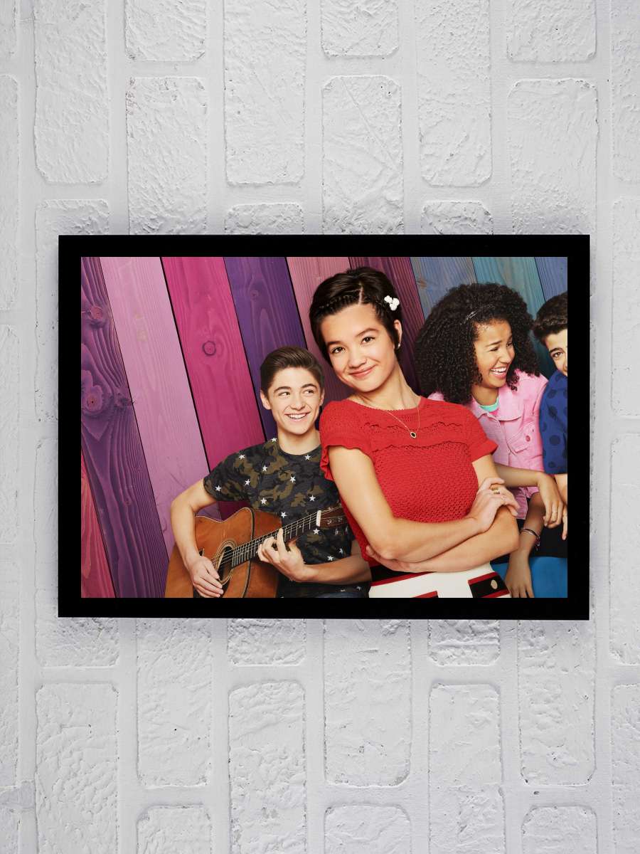 Andi Mack Dizi Tablo Siyah Çerçeveli Dizi Poster Duvar Tablo