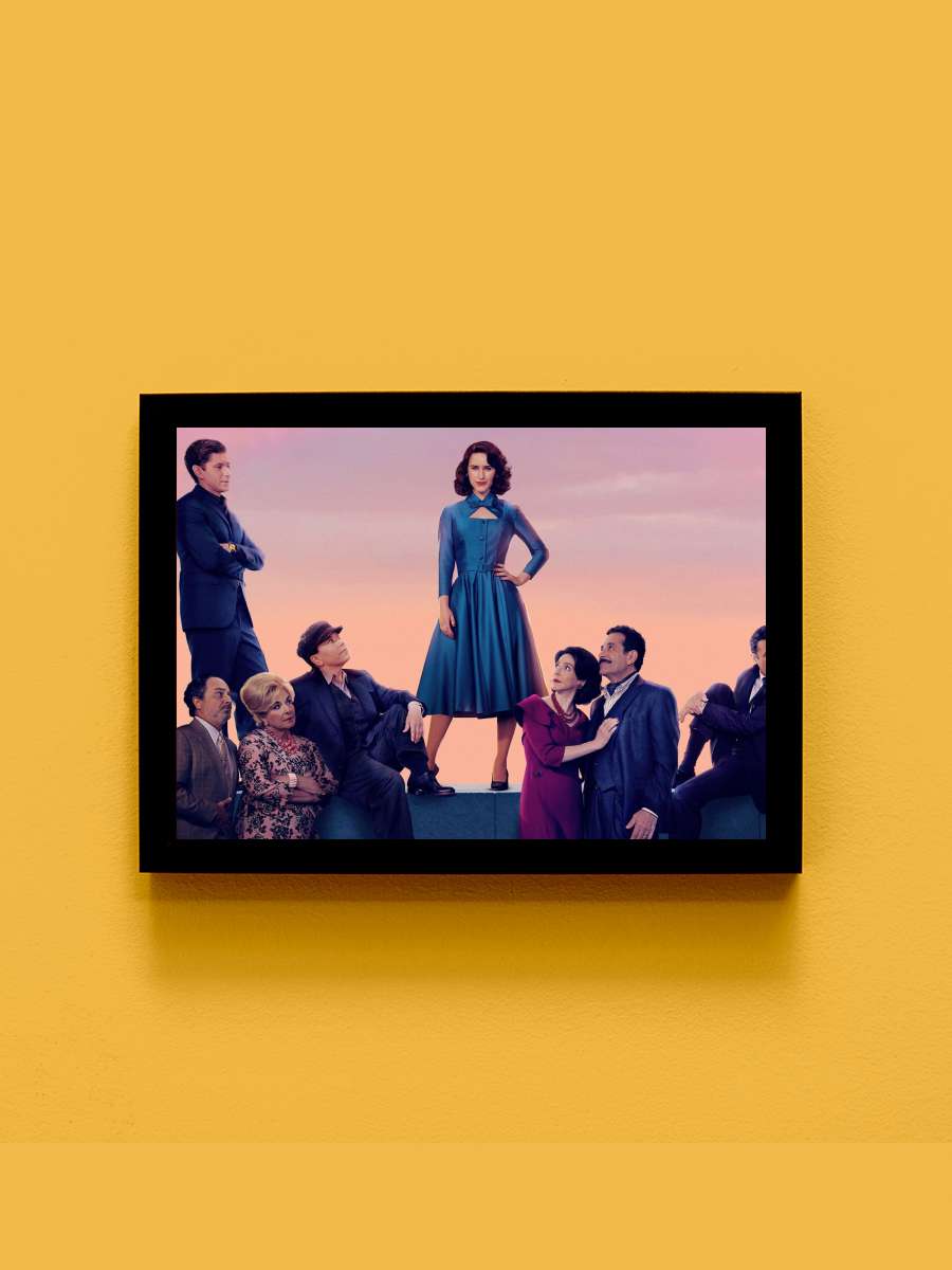 Muhteşem Bayan Maisel - The Marvelous Mrs. Maisel Dizi Tablo Siyah Çerçeveli Dizi Poster Duvar Tablo