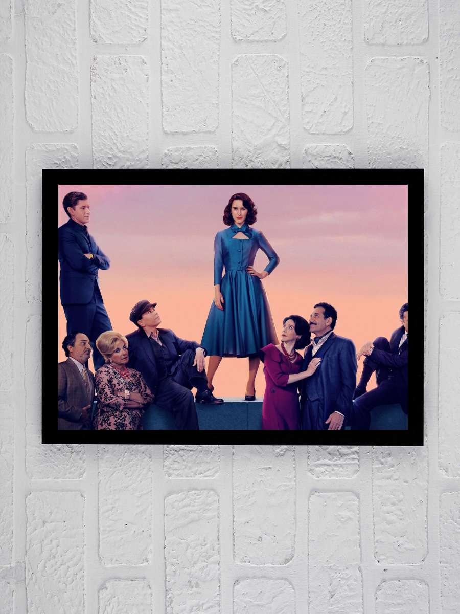 Muhteşem Bayan Maisel - The Marvelous Mrs. Maisel Dizi Tablo Siyah Çerçeveli Dizi Poster Duvar Tablo