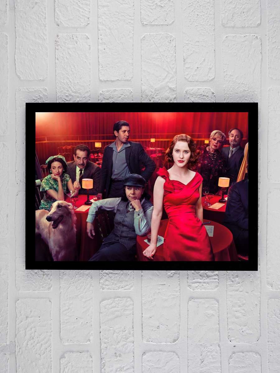 Muhteşem Bayan Maisel - The Marvelous Mrs. Maisel Dizi Tablo Siyah Çerçeveli Dizi Poster Duvar Tablo