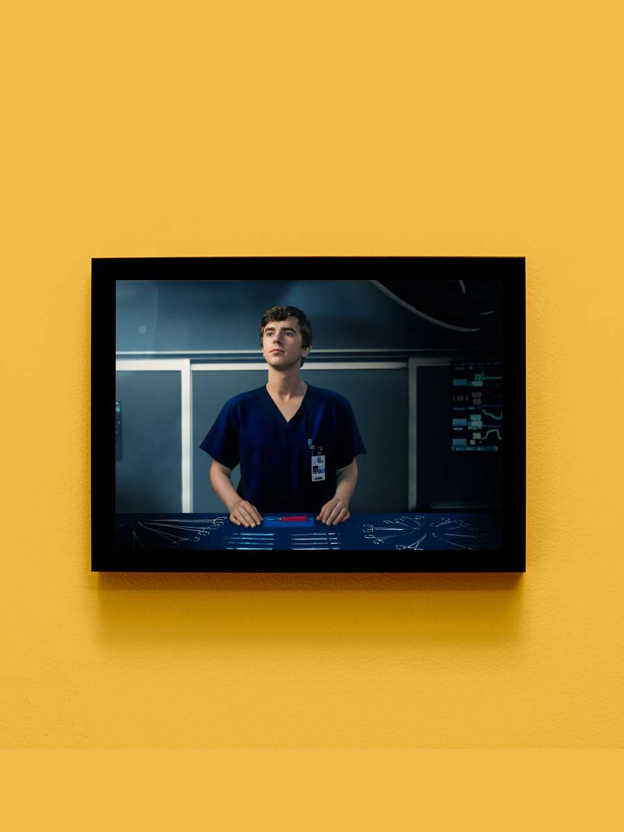 The Good Doctor Dizi Tablo Siyah Çerçeveli Dizi Poster Duvar Tablo